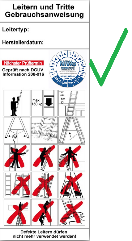 Leiterprüfung vor Ort